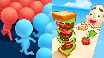 Count Master vs Sandwich Runner - All Level Gameplay Android,iOS - NEW MOD APK UPDATE GAMEPLAY