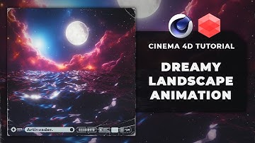 ✨💭🌙 CREATE STUNNING VISUALS! AMAZING DREAMY OCEAN  ANIMATION 💭✨🌙 - CINEMA 4D 2024 (NO PLUGIN)