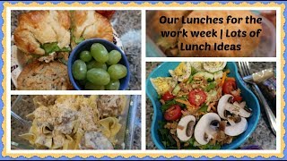 Our Lunches for the Work Week | Money Saving Lunch Ideas