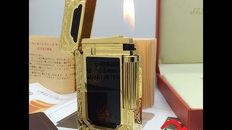 Bật lửa Dupont hoa văn vàng nền đen D35V | Deva.vn | Giá 750.000 Đ