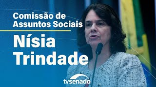 Ao vivo: Comissão de Assuntos Sociais recebe a ministra da Saúde, Nísia Trindade Lima – 16/4/24