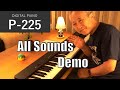 Yamaha p225all sounds demo no talking  pf ep organ strings etc