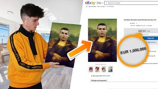 I Sold TERRIBLE Football Art on eBay and Made $????
