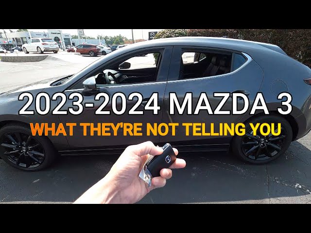 2023 MAZDA3 Sedan vs. 2024 Model