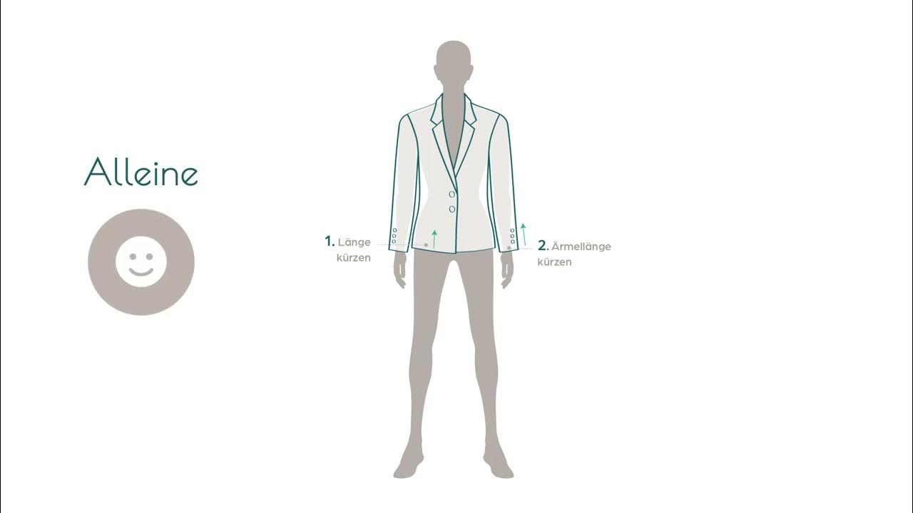 change into Sakko Ärmel kürzen lassen YouTube