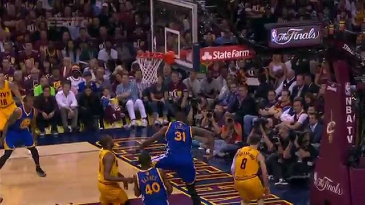 Festus Ezeli Swats Dellavedova Into the Stands