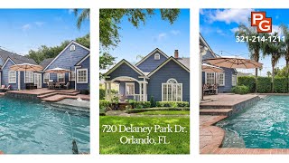 ORLANDO HOUSES FOR SALE - 720 Delaney Park Drive, Orlando, Florida 32806 - JULY 2020
