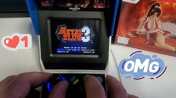 Neo Geo mini unboxing + game play