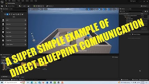 A Super Simple Example Of Direct Blueprint Communication