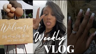 VLOG: NEW HAIR + BABY SHOWER + FUN W\/ FRIENDS + WORKING OUT + MATCHA ICECUBES \& MORE | A TATI'S LIFE