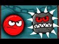 Red Ball КРАСНЫЙ ШАР против ЗУБАСТЫХ КВАДРАТОВ Игра КРАСНЫЙ ШАРИК в ПОДЗЕМЕЛЬЕ