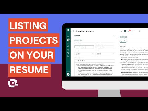 How To Include Work Projects In Resume Sample