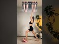 Stretch Your Way to Lean, Toned Legs ✨ #LegStretch #HomeWorkout #Fitness