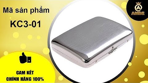 Hộp đựng thuốc lá 16 điếu nhỏ gọn sang trọng Kuboy KC3-01 Ambe Store