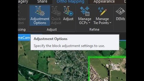 Frame Camera Imagery in ArcGIS Pro: Block Adjustment - Tie Points