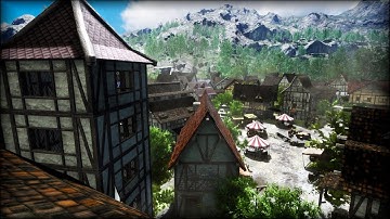 Fabernum Town - Mortal Online 2 (Alpha) City Showcase