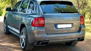 Porsche Cayenne 955 turbo s Sound and Revs Stock exhaust