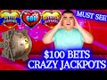 $100 Bets & CRAZY JACKPOTS ! Huge High Limit Slot Play & ✦TONS OF HANDPAY JACKPOTS✦ |  🔥😳🔥 | EP-11