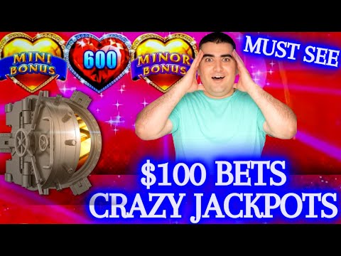 $100 Bets & CRAZY JACKPOTS ! Huge High Limit Slot Play & ✦TONS OF HANDPAY JACKPOTS✦ |  🔥😳🔥 | EP-11
