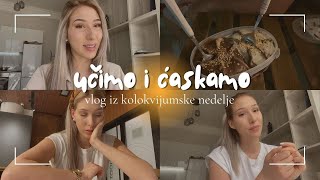 ŽIVOT STUDENTA FONa / kolokvijumska nedelja / vlog  Eva Milosavljevic