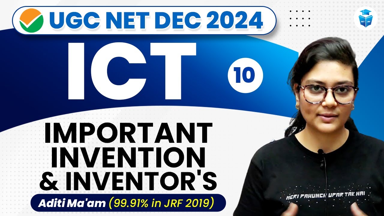 UGC NET Paper 1 | UGC NET ICT Important Inventions & their Inventors ...