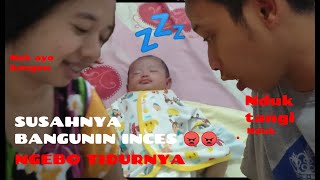 SUSAHNYA BANGUNIN INCES BUAT NENEN SUSU || NGURUS BAYI BARU LAHIR || MINTA NENEN KE MAMA