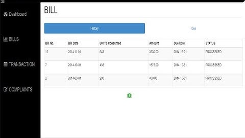 Electricity Billing System in PHP/MySQLi with Full Source Code
