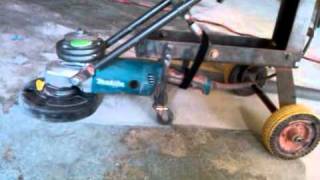 floor grinder dolly / Epoxy Removal using the Buzz, by floors above industrial