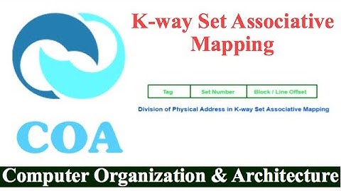 Set associative mapping | cache memory | computer organization and architecture | coa |#8