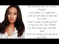 Little Mix ~ F.U. ~ Lyrics