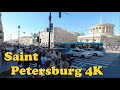 Walk around Saint Petersburg 4K.