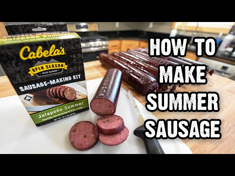 How to Make Summer Sausage - How to process venison - Field to Fork Part 6