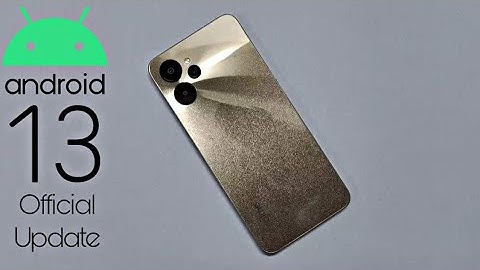 Realme 9i 5G Android 13 Realme UI 4.0 Official Update