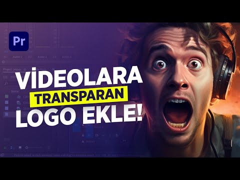 VİDEOYA LOGO NASIL EKLENİR? Üstelik BEYAZ RENGİ ŞEFFAF Yaparak! Adobe Premiere