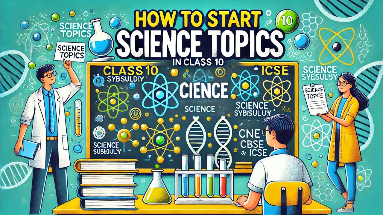 How To Start Science Topics In Class 10 | Complete Science Syllabus ...