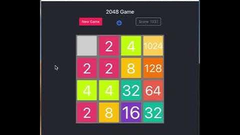 2048 React App Demo
