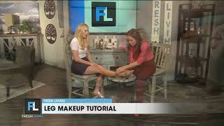 How to apply leg makeup screenshot 3