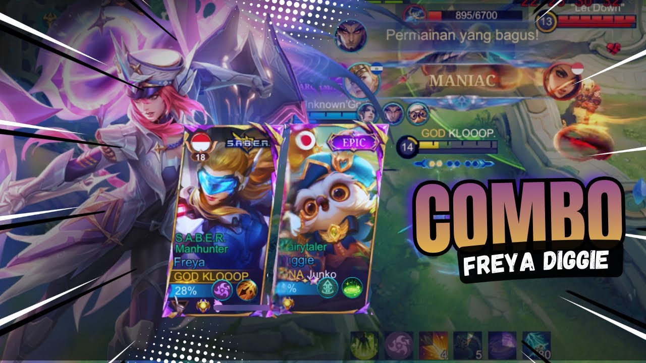 GAMEPLAY FREYA DIGGIE MANIAC!! FREYA EMBLEM FIGHTER TERBARU