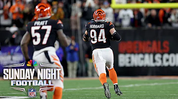 Sam Hubbard sprints fumble 98 yards for crucial Bengals touchdown | SNF | NFL on NBC