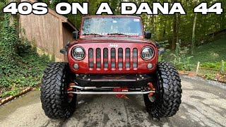 CAN YOU RUN 40s ON A DANA 44?