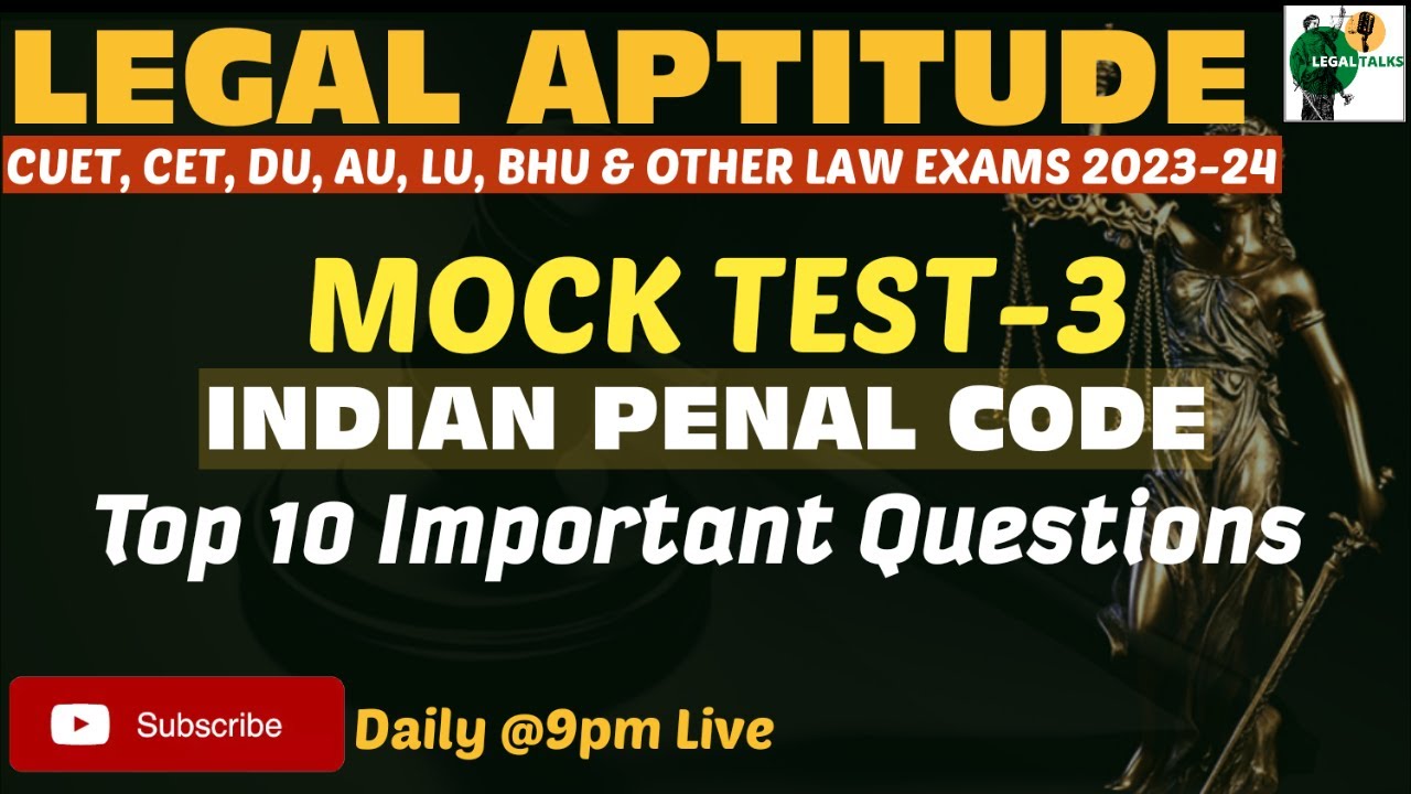 3 LEGAL APTITUDE TOP 10 IMPORTANT QUESTIONS/ HOW TO PREPARE LEGAL