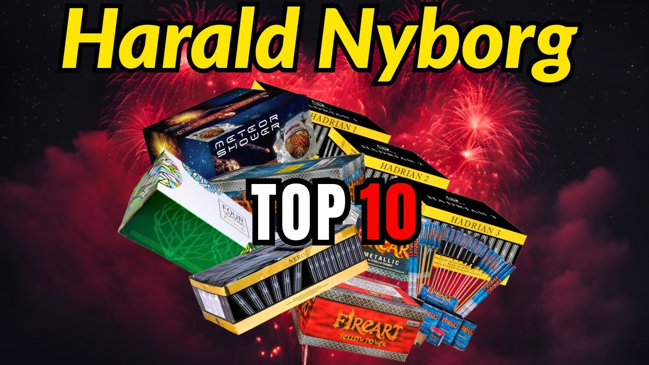 Top 10 Over Harald Nyborgs Fyrværkeri! 2025-2026