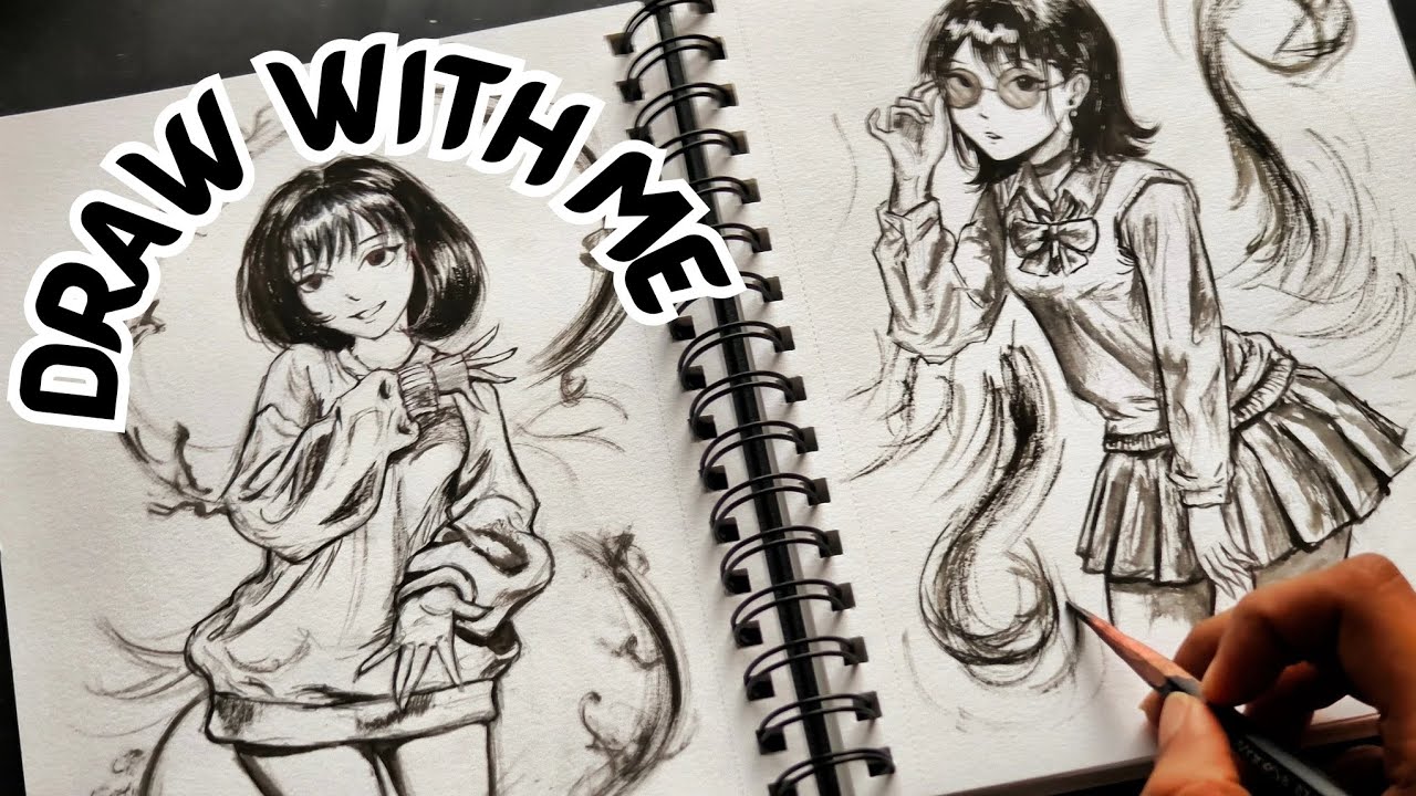 ♡ Draw With Me | Poses Practice Session