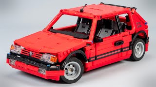 I made a Peugeot 205 GTI out of Lego Technic