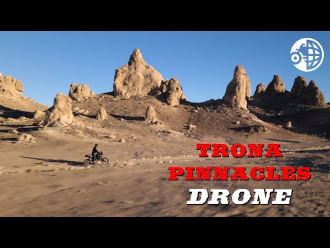 Best Drone / Trona Pinnacles / Yamaha T7 / @motogeo