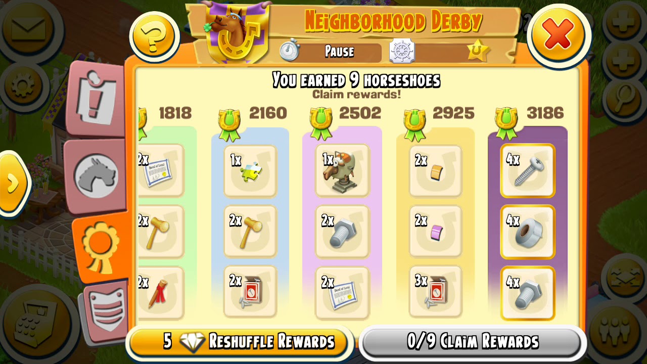 HAY DAY Derby rewards reshuffle YouTube