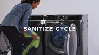 GE Appliances Front Load Dryer with Sanitize Cycle