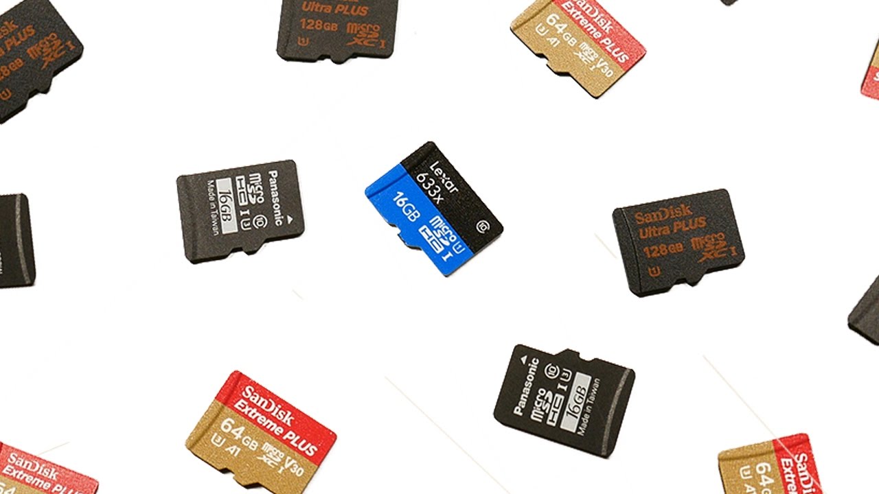 dji spark memory card size