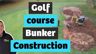 Golf course construction - Building new bunkers on an Irish Championship golf course