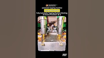 Fully Automatic Tapping Machine Working at Insane Precision! ⚙️🤖